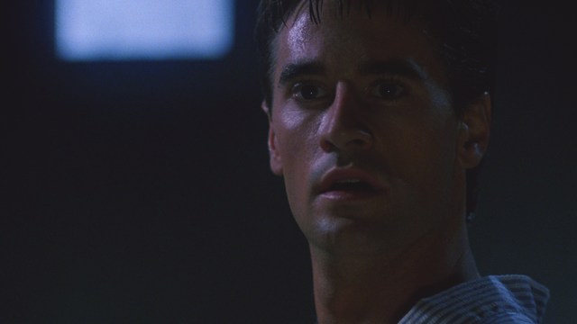 Three characters looking down in shock or concern, with a snowy background.